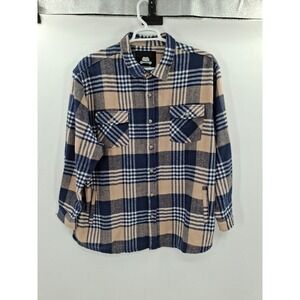 Winston Heavy Flannel Shirt With Side Pockets Mens XXL‎